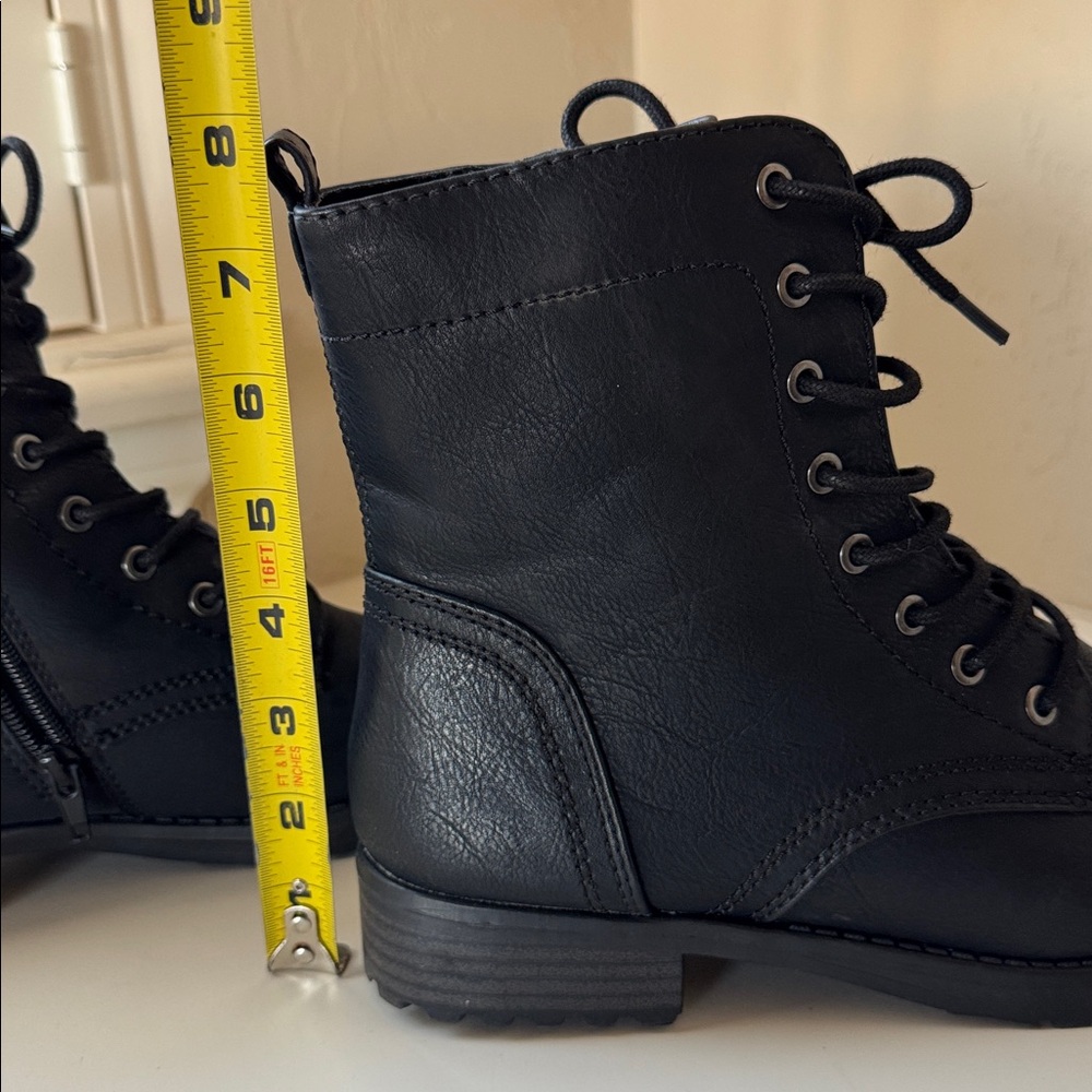 Amazon Essentials Black Combat Boots - image 8